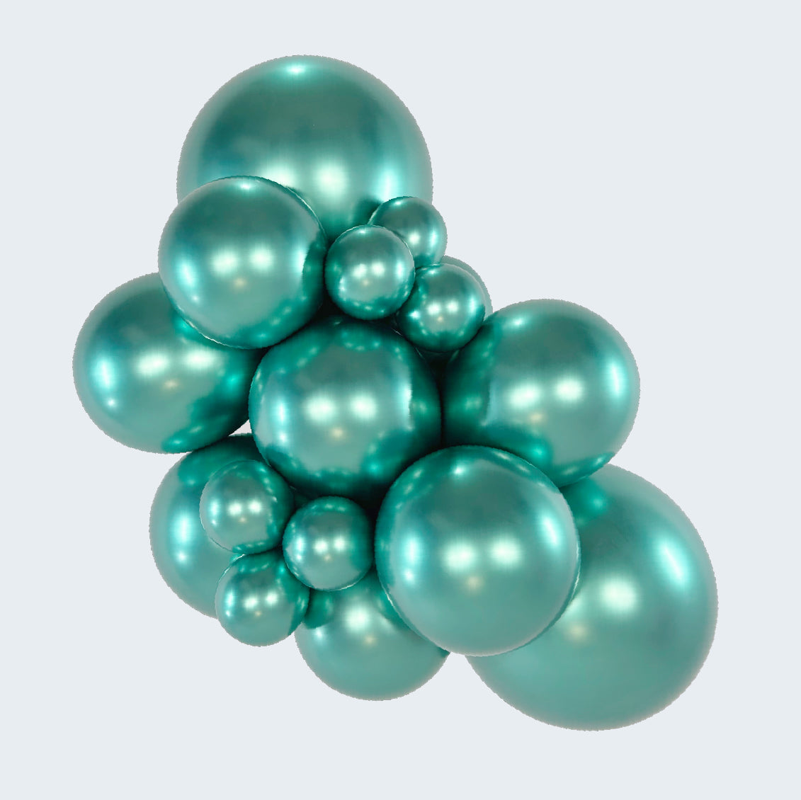 Sempertex Metallic Reflex Aurora Green 932 Latex Balloons