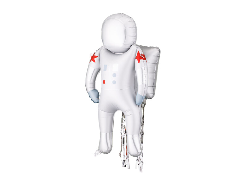 Space astronaut foil balloon, 81cm, perfect for celebrations and space-themed parties.