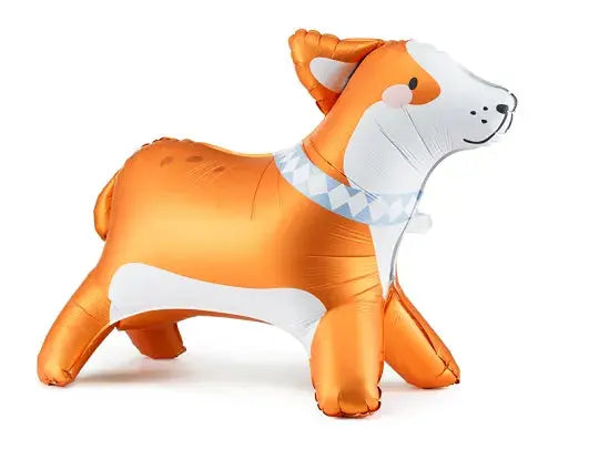 Standing Dog Foil Balloon Corgi, 88x70 cm Party Deco