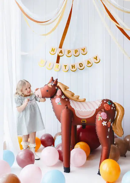 Standing Horse foil balloon, 110 x 126 cm Party Deco