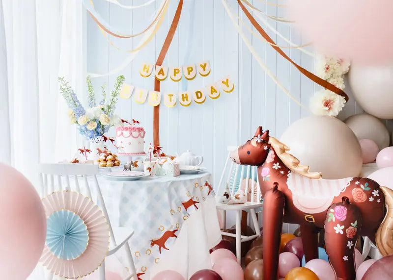 Standing Horse foil balloon, 110 x 126 cm Party Deco