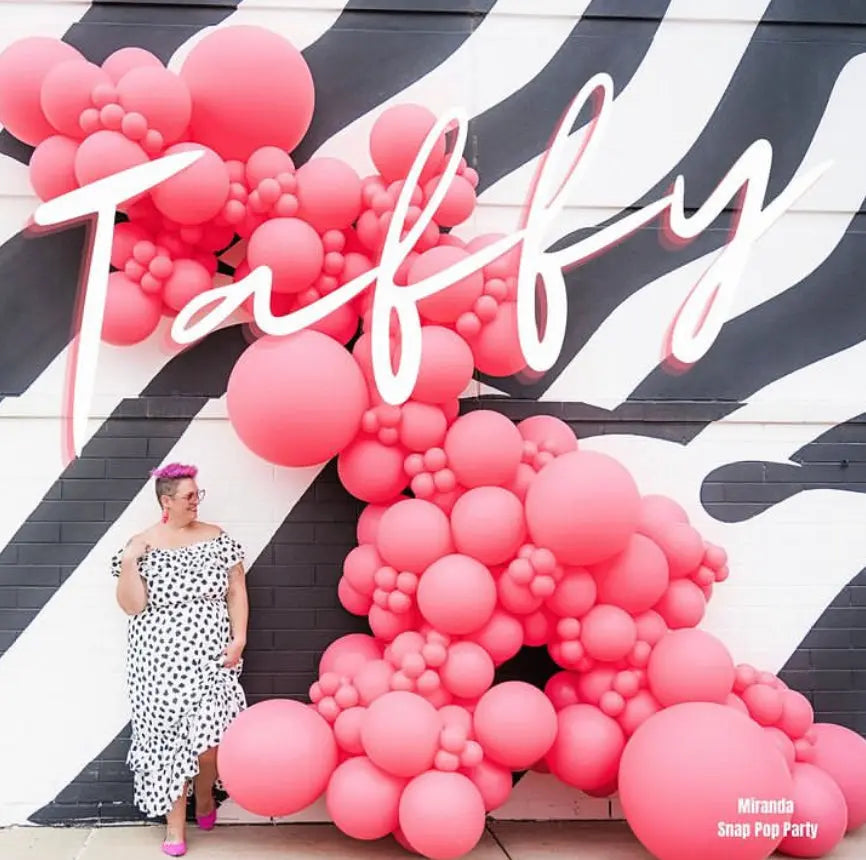 Tuftex Taffy Pink Latex Balloons Tuftex