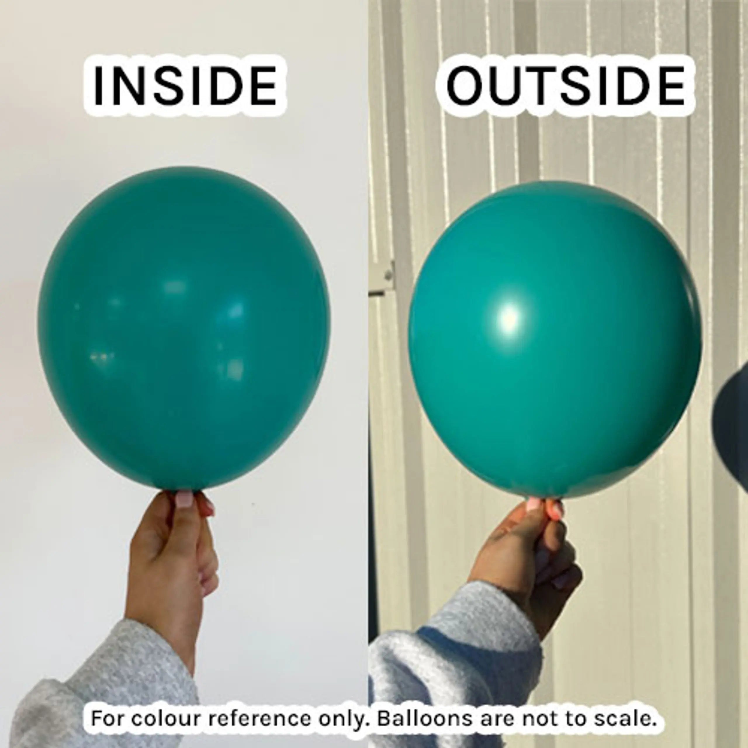 Tuftex Teal Latex Balloons Tuftex
