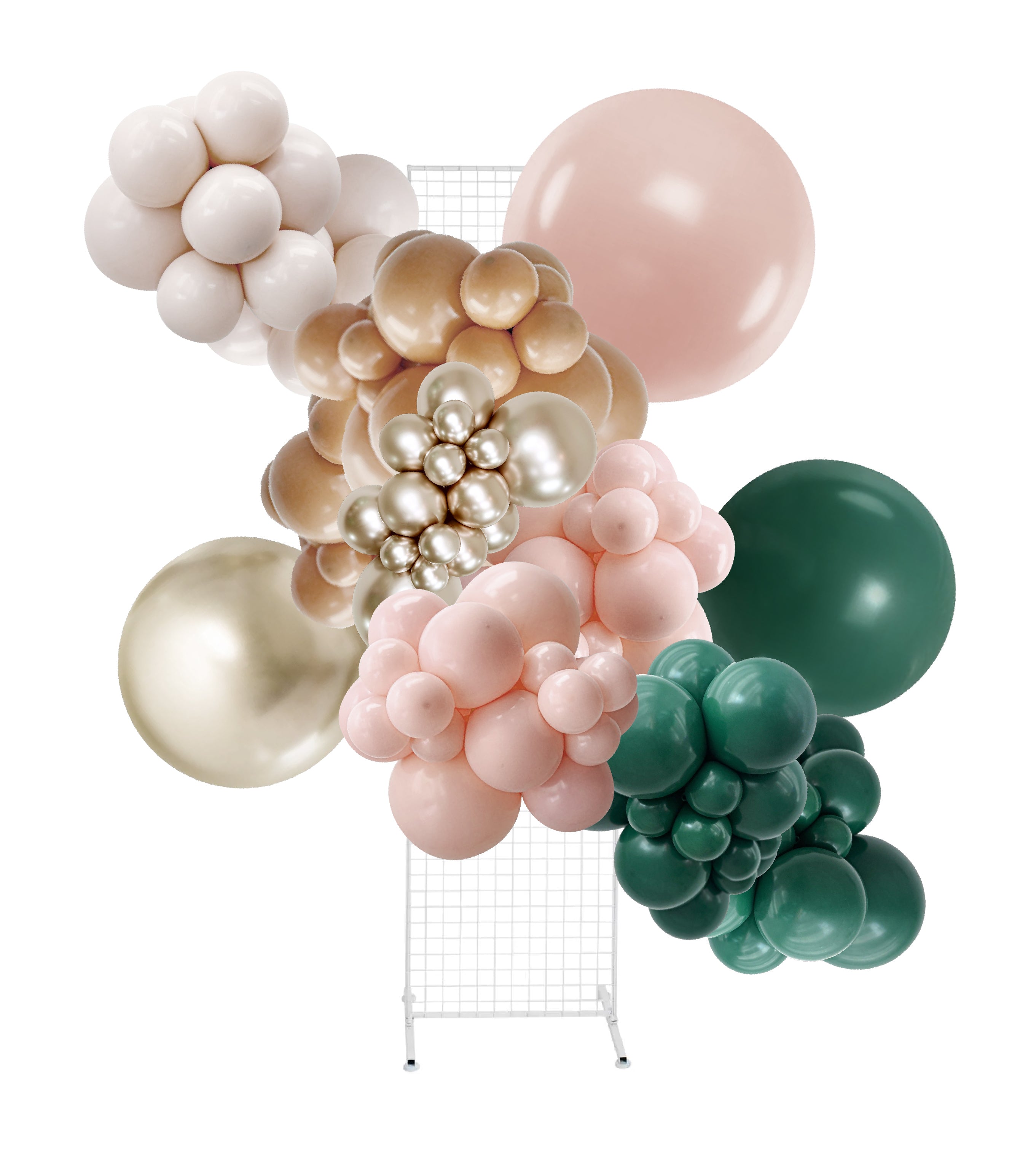 Velvet Luxe – Dusty Pink, Green Balloon Garland Kit