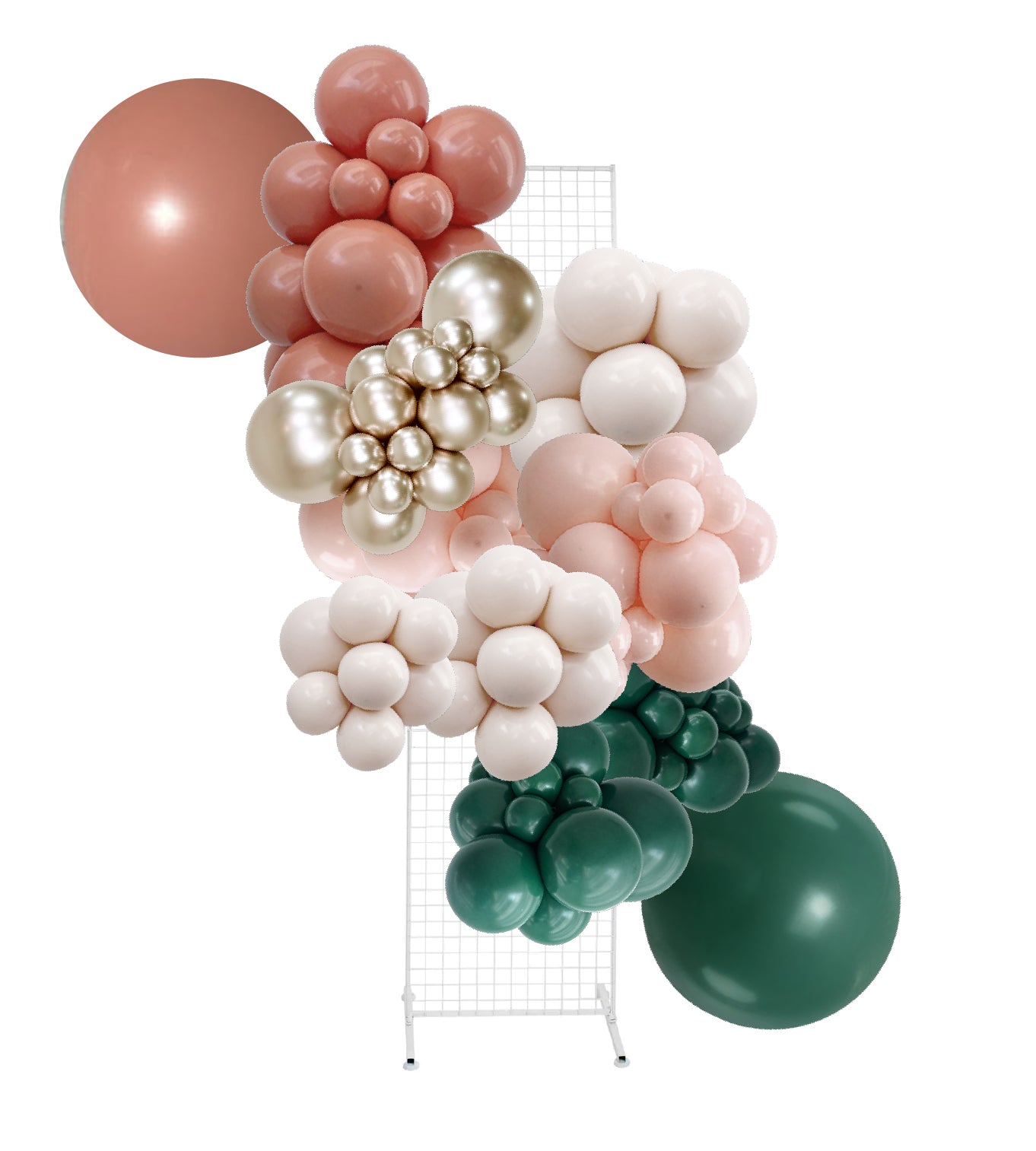 Velvet Luxe – Dusty Pink, Green Balloon Garland Kit