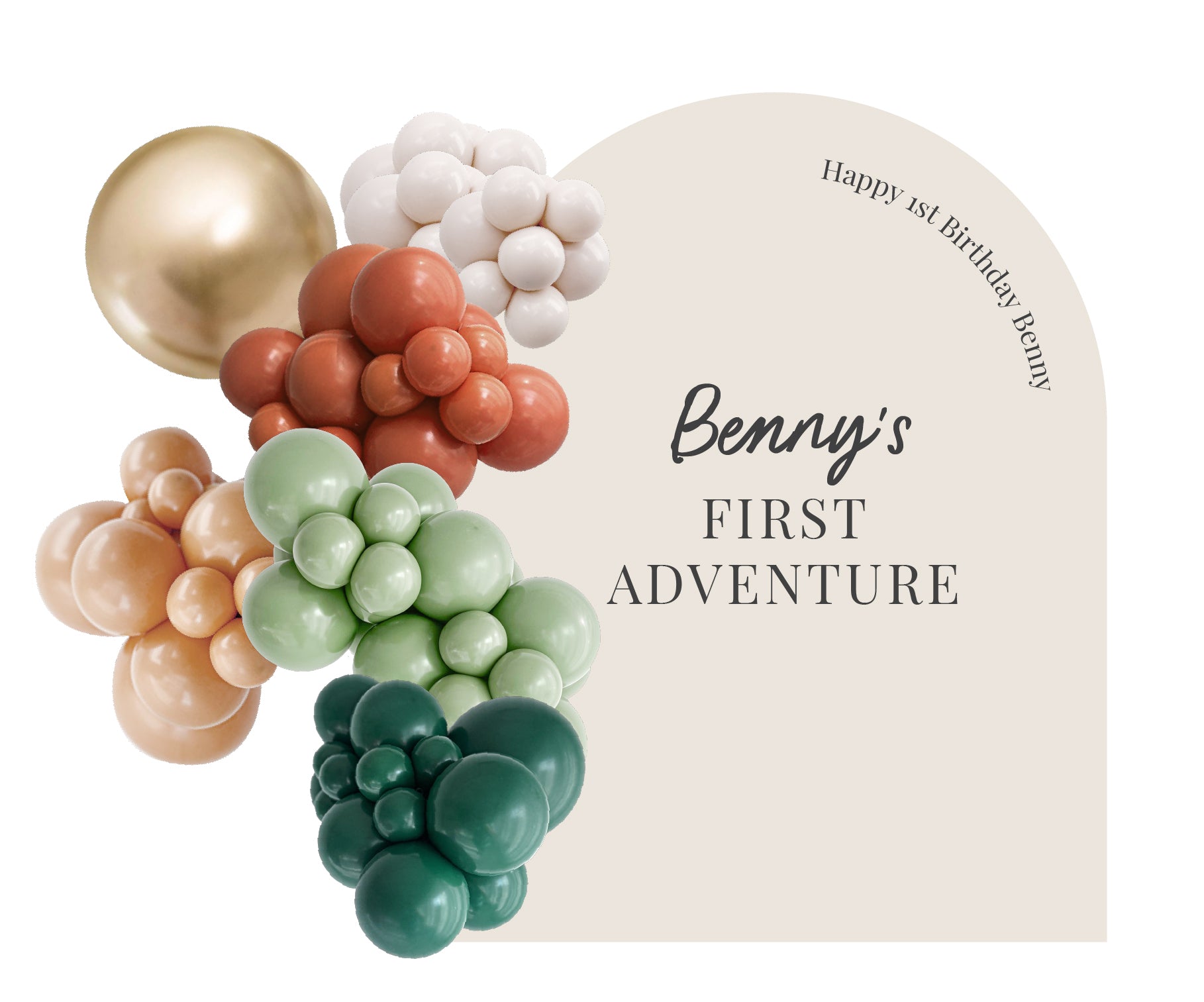 Woodland Wonder First Adventure Balloon Garland Kit
