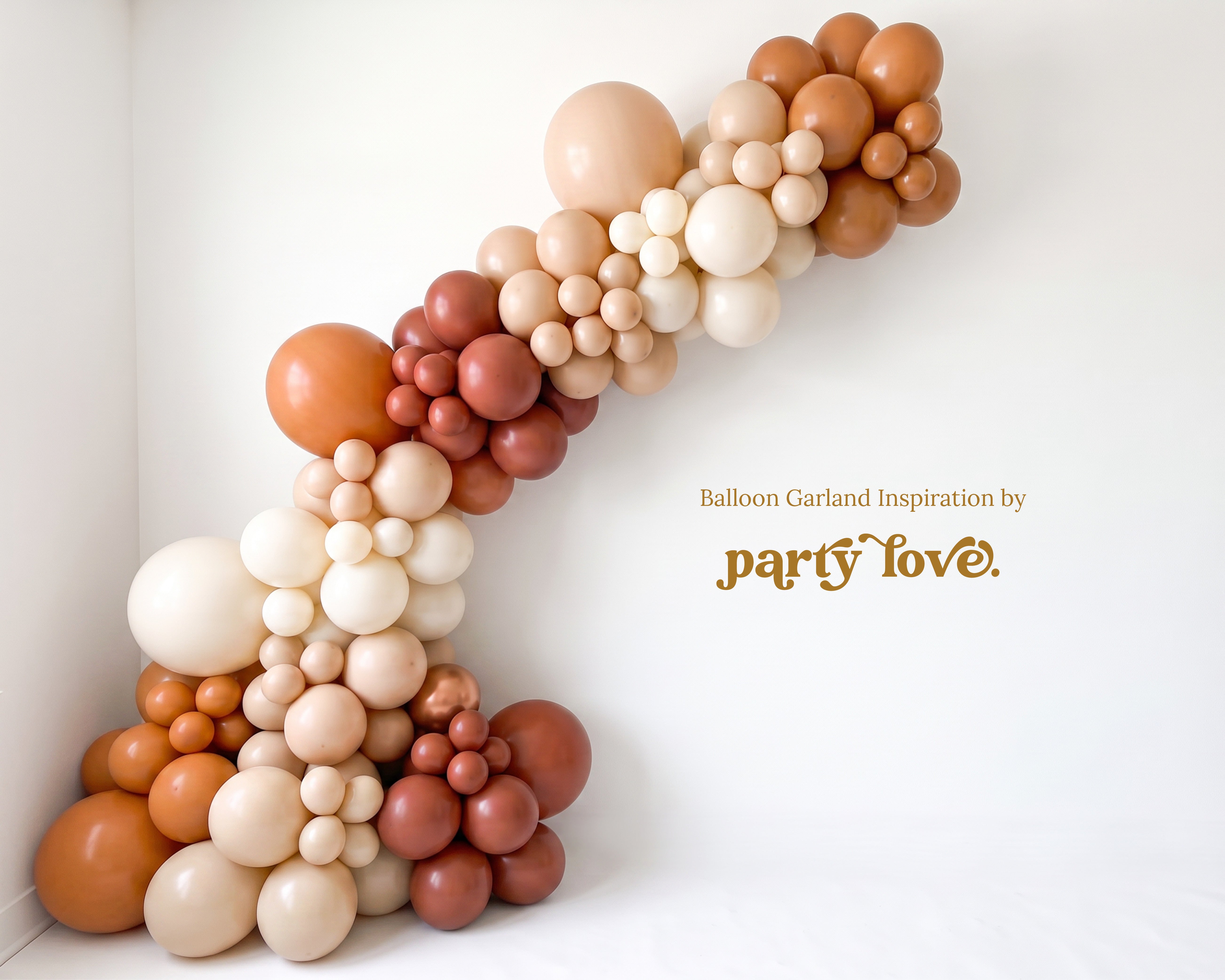 Terracotta Boho Balloon Garland Inspiration