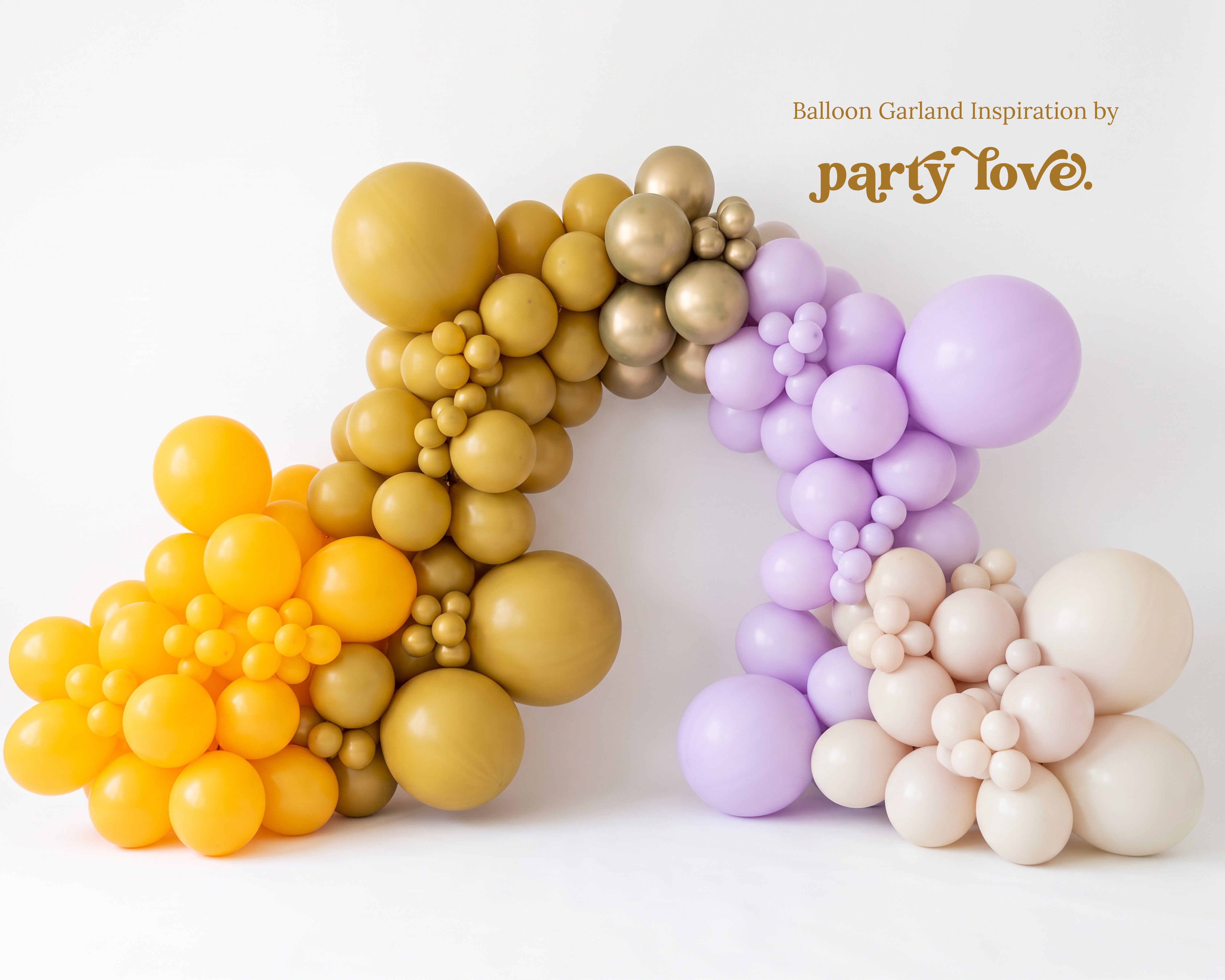 Golden Hour Balloon Garland Inspiration