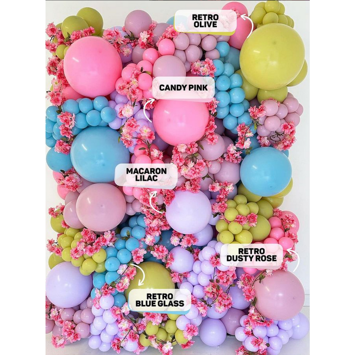 Kalisan Dusty Rose Latex Balloons Kalisan