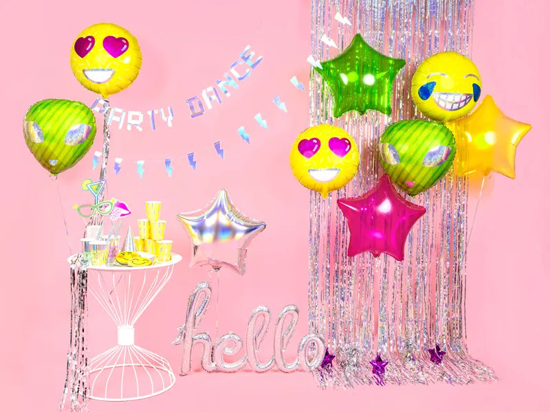 Iridescent Star Foil Balloon 48cm