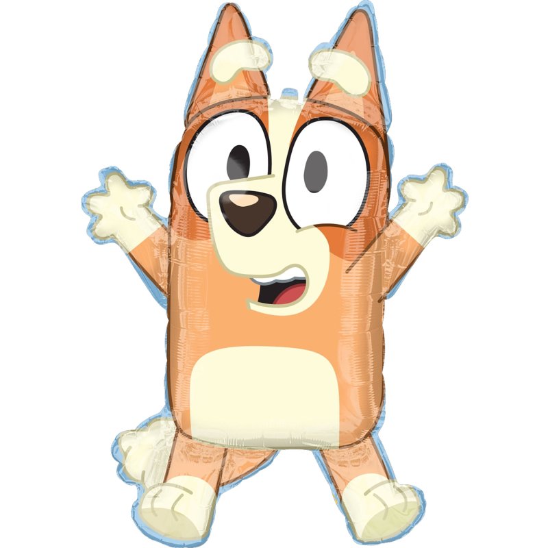 Bluey Bingo Large Foil Balloon 83cm Anagram