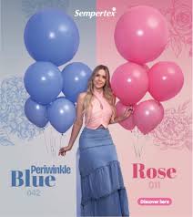 Sempertex Rose Pink Latex Balloons