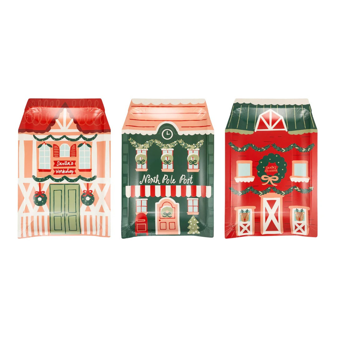 Christmas North Pole Party Plates