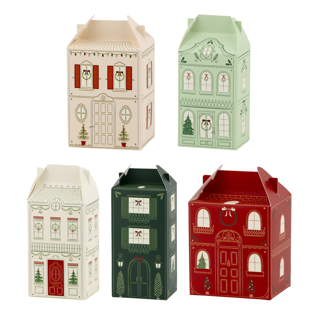 Christmas Village Advent Treat Boxes