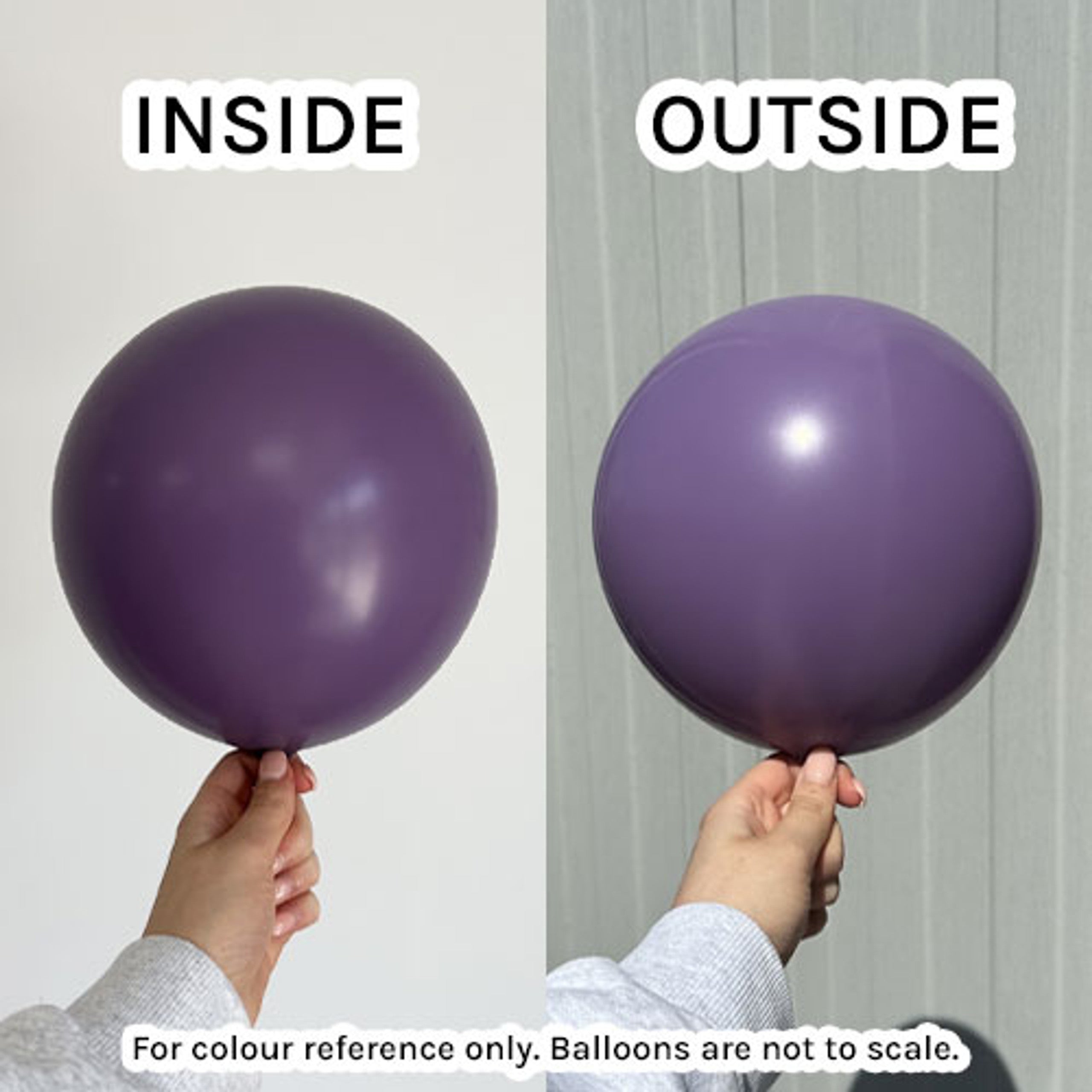 Kalisan Retro Lavender Purple Latex Balloons Kalisan