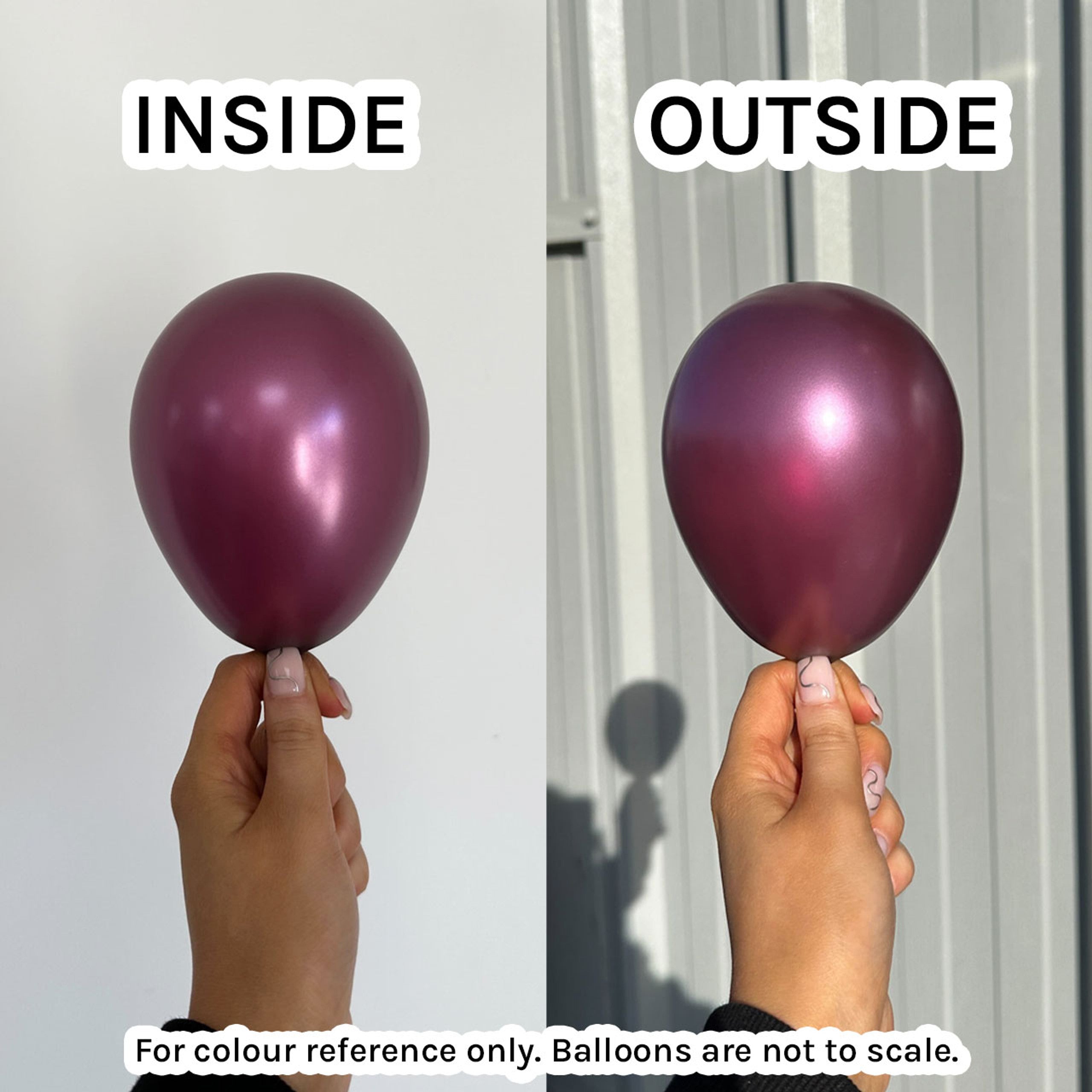 Sempertex Metallic Burgundy 518 Latex Balloons Sempertex