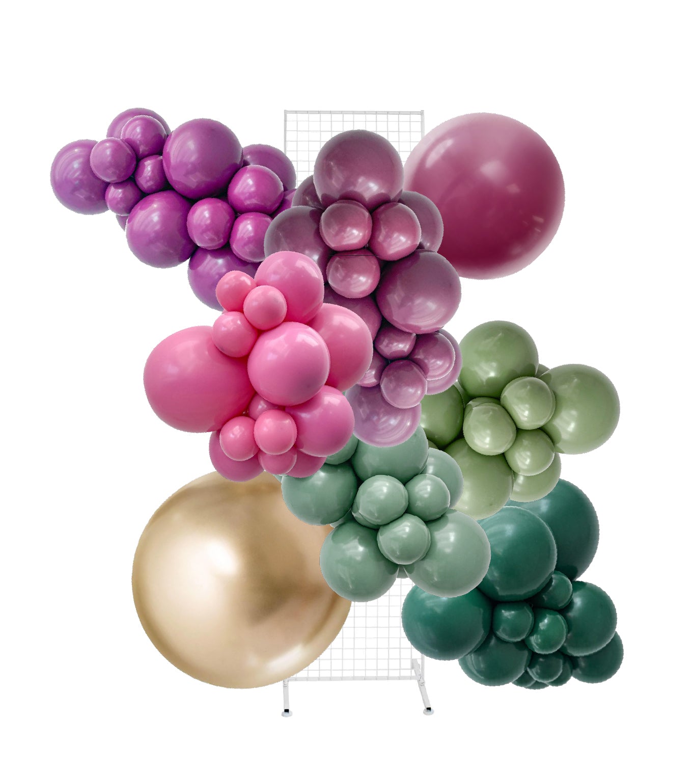 Wild Orchid – Pink, Green & Gold Balloon Garland Kit