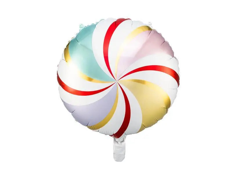 Candy Swirl Foil Balloon 35cm Party Deco