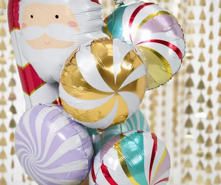 Candy Swirl Foil Balloon 35cm Party Deco