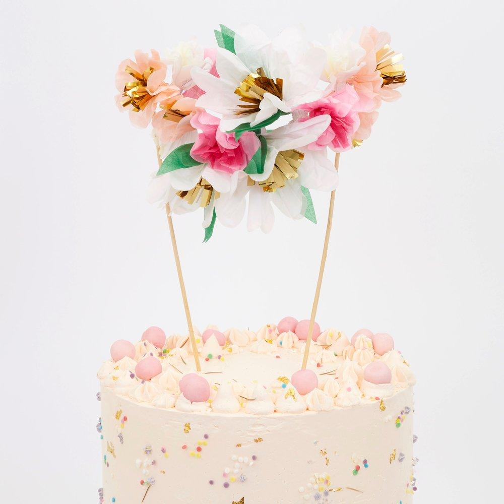 Flower Bouquet Cake Topper Meri Meri