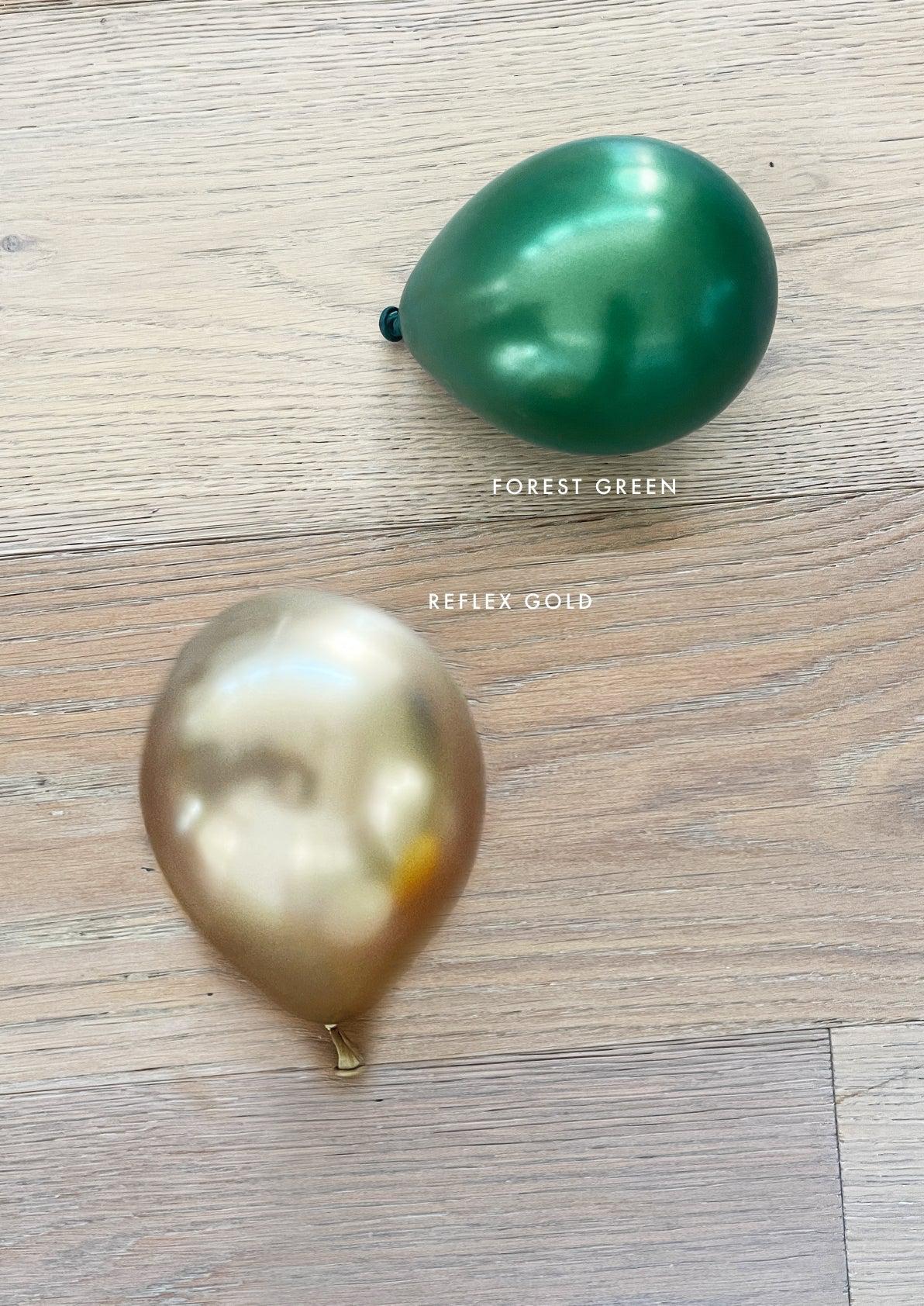 Tuftex Green Metallic Forest Green Latex Balloons Tuftex
