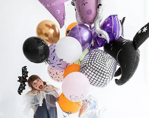 Halloween Purple Bat Foil Balloon (119cm) Party Deco