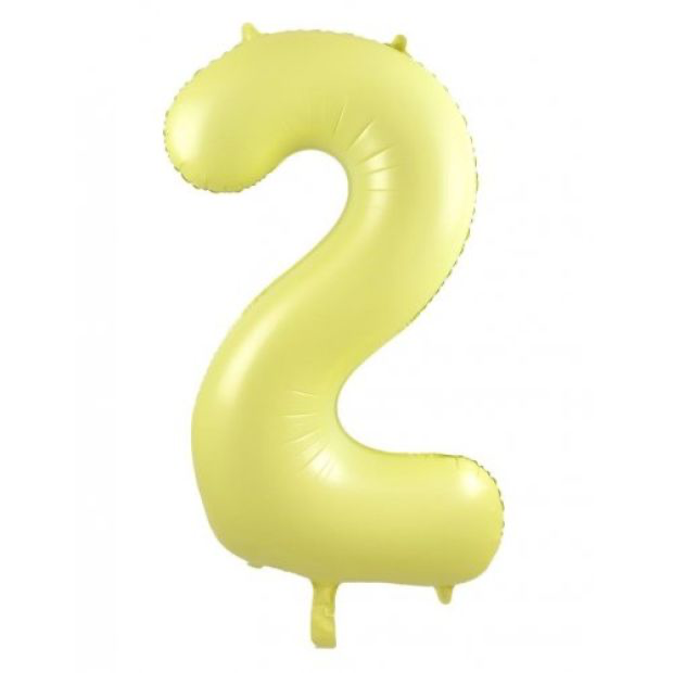 Pastel Matte Yellow Number 2 (34") 86cm Decrotex
