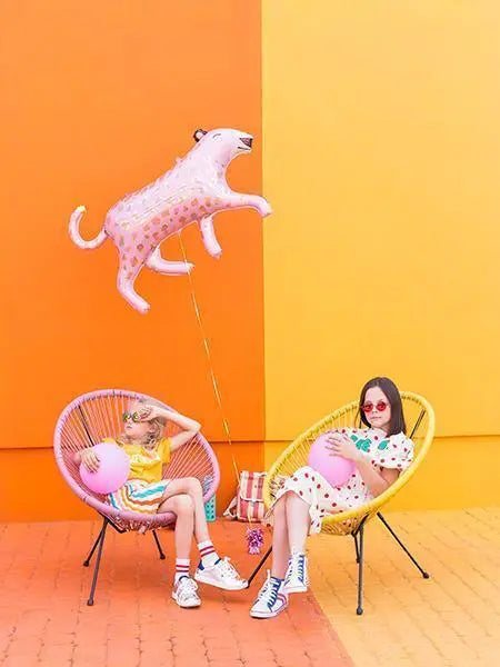 Pink Leopard Foil Balloon 103cm Party Deco
