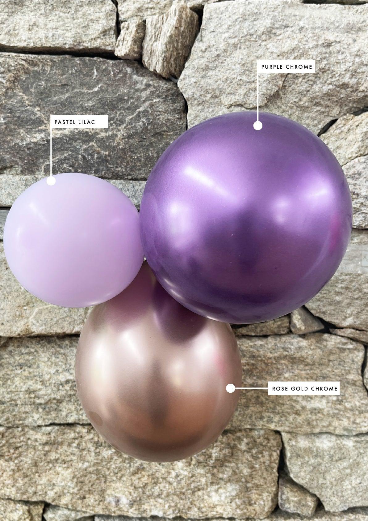 Qualatex Purple Chrome Latex Balloons Qualatex Latex