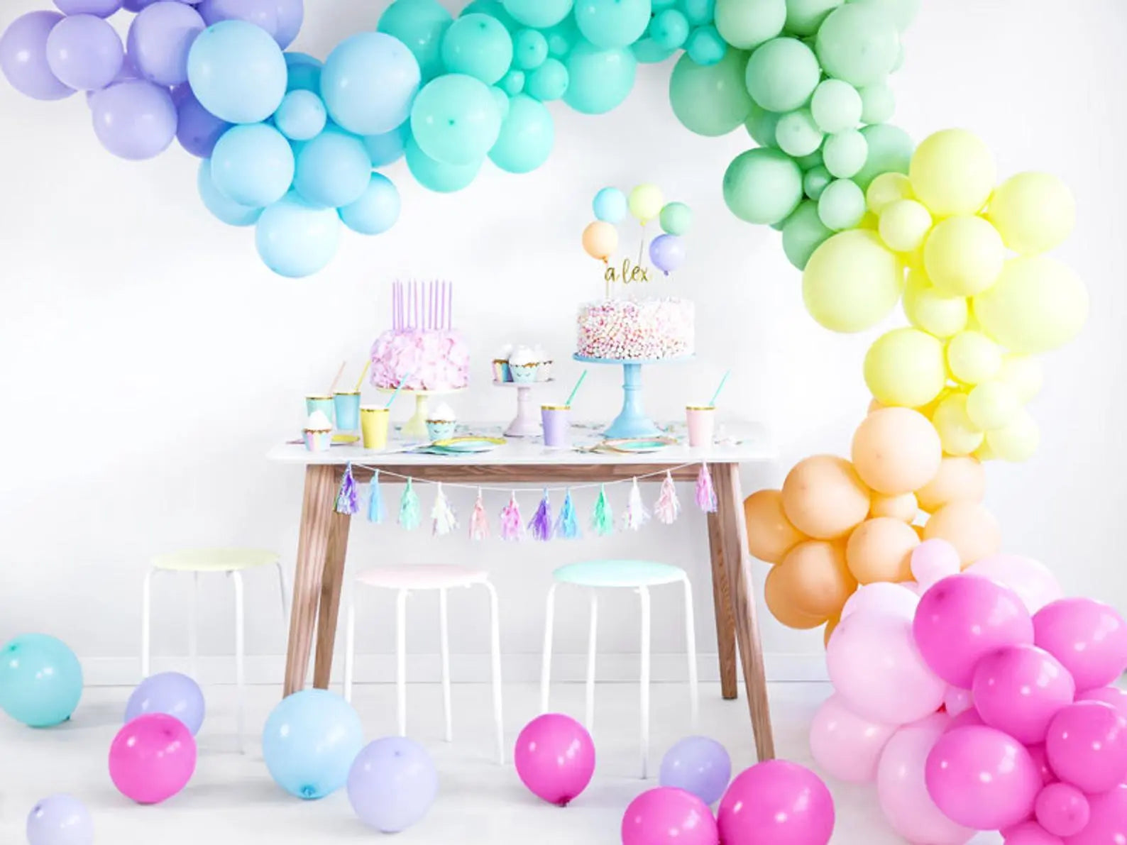 Sempertex Pastel Light Blue Latex Balloons Sempertex