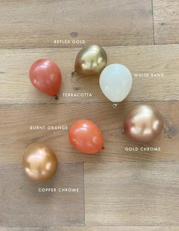 Tuftex Burnt Orange Latex Balloons Tuftex