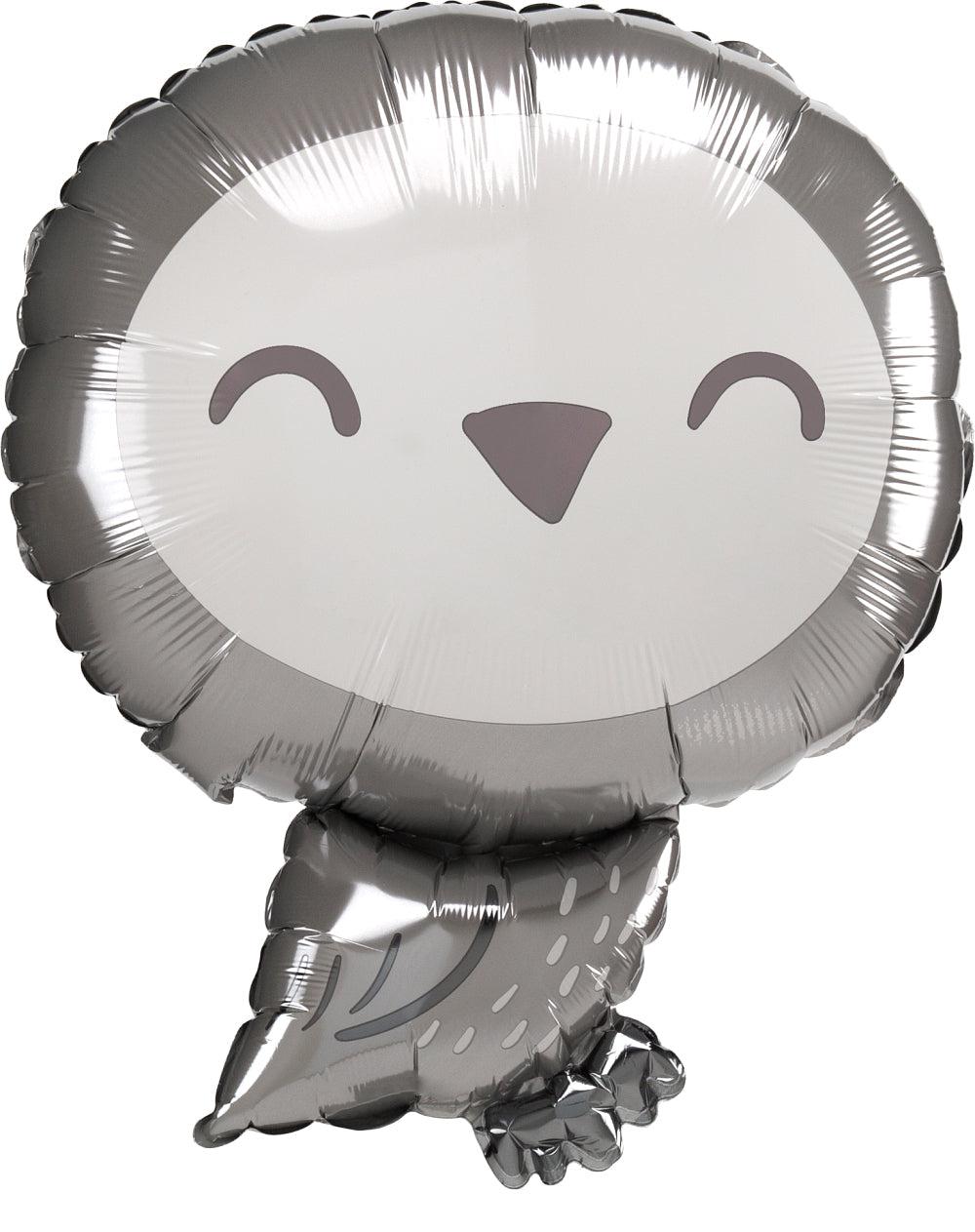 Woodland 45cm (18") Owl Foil Balloon Anagram