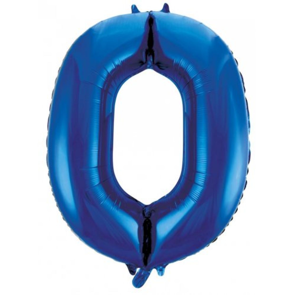 Number 0 Blue Foil Balloon 86cm