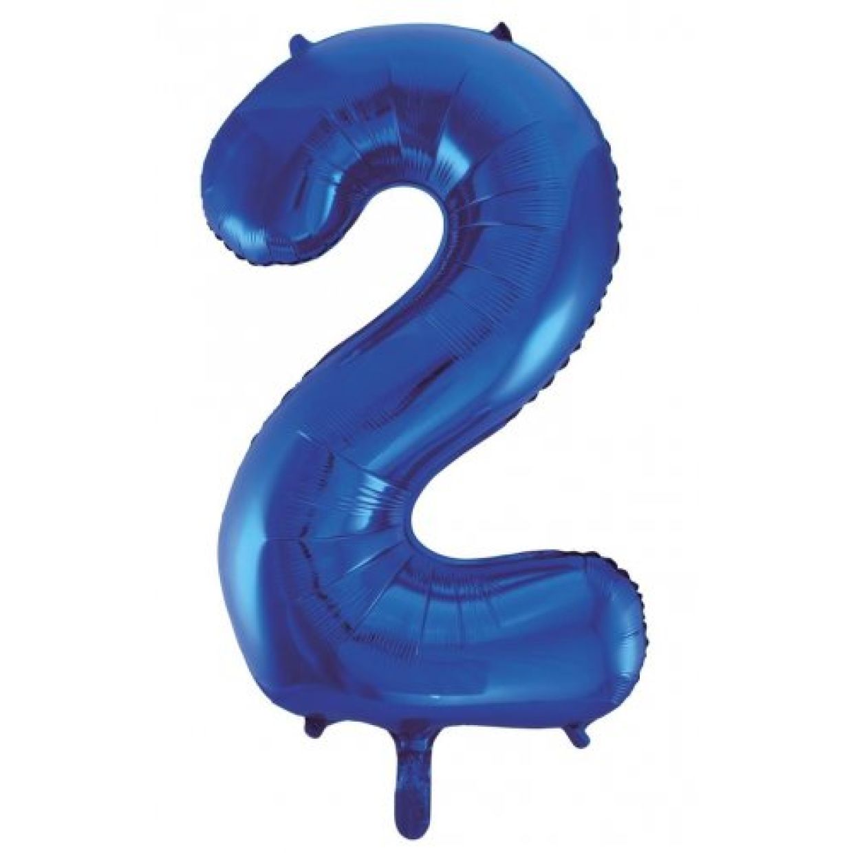 Number 2 Blue Foil Number Balloon 86cm