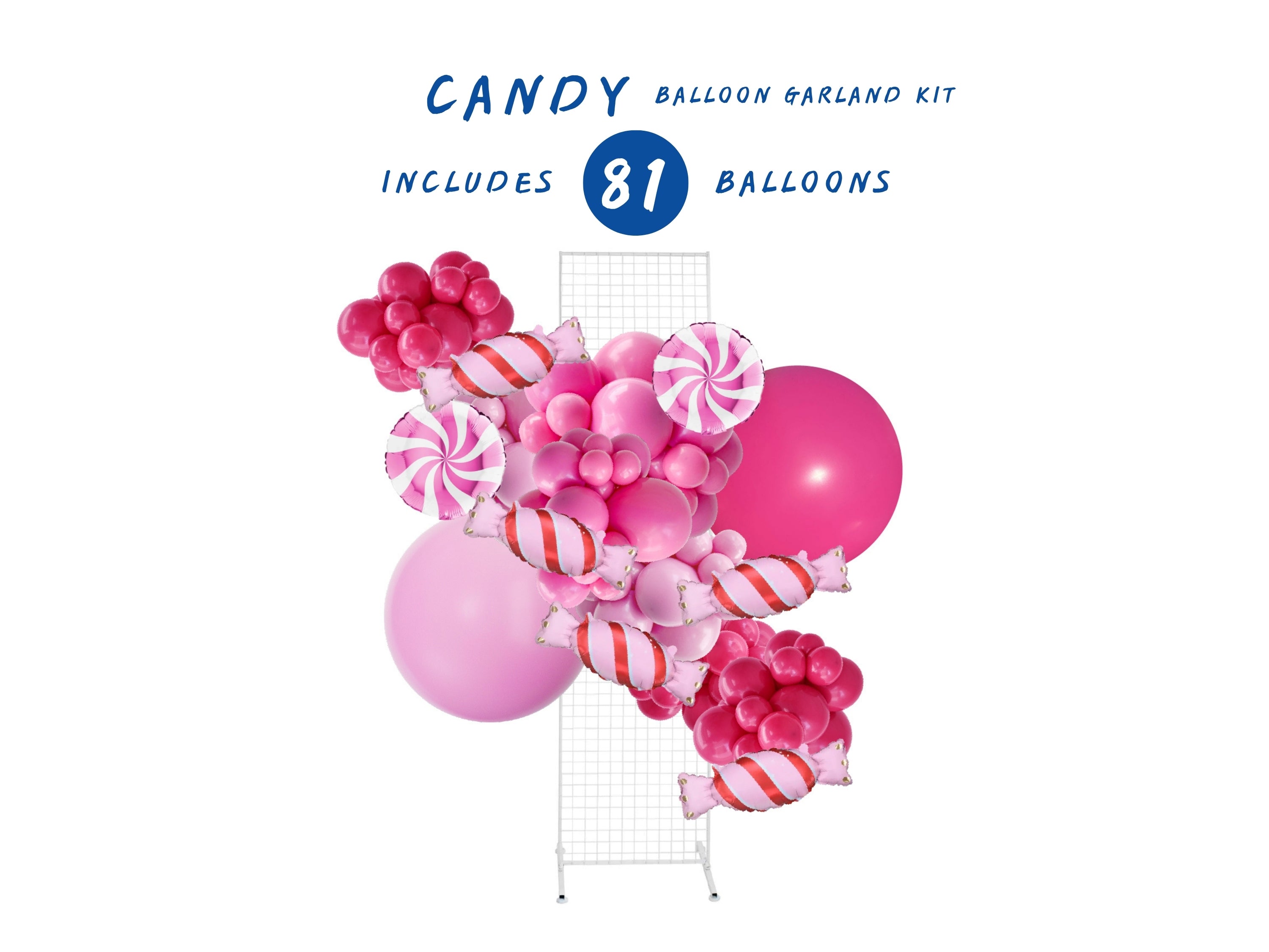 Candy Pink Balloon Garland Kit