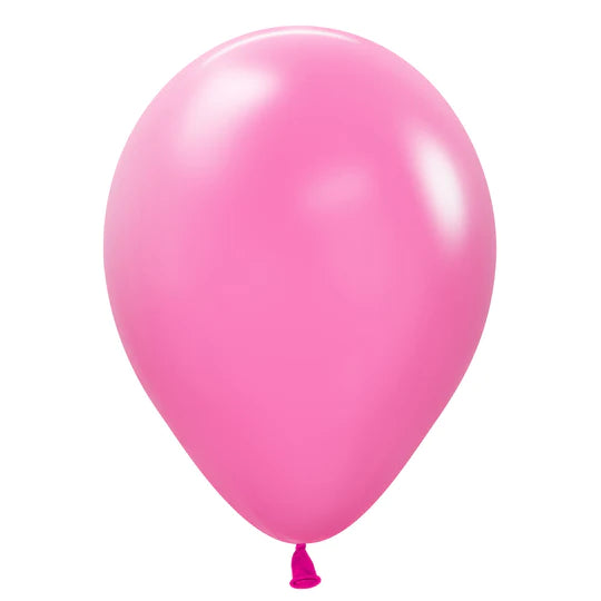 Sempertex Neon Fuchsia Pink Latex Balloons Sempertex