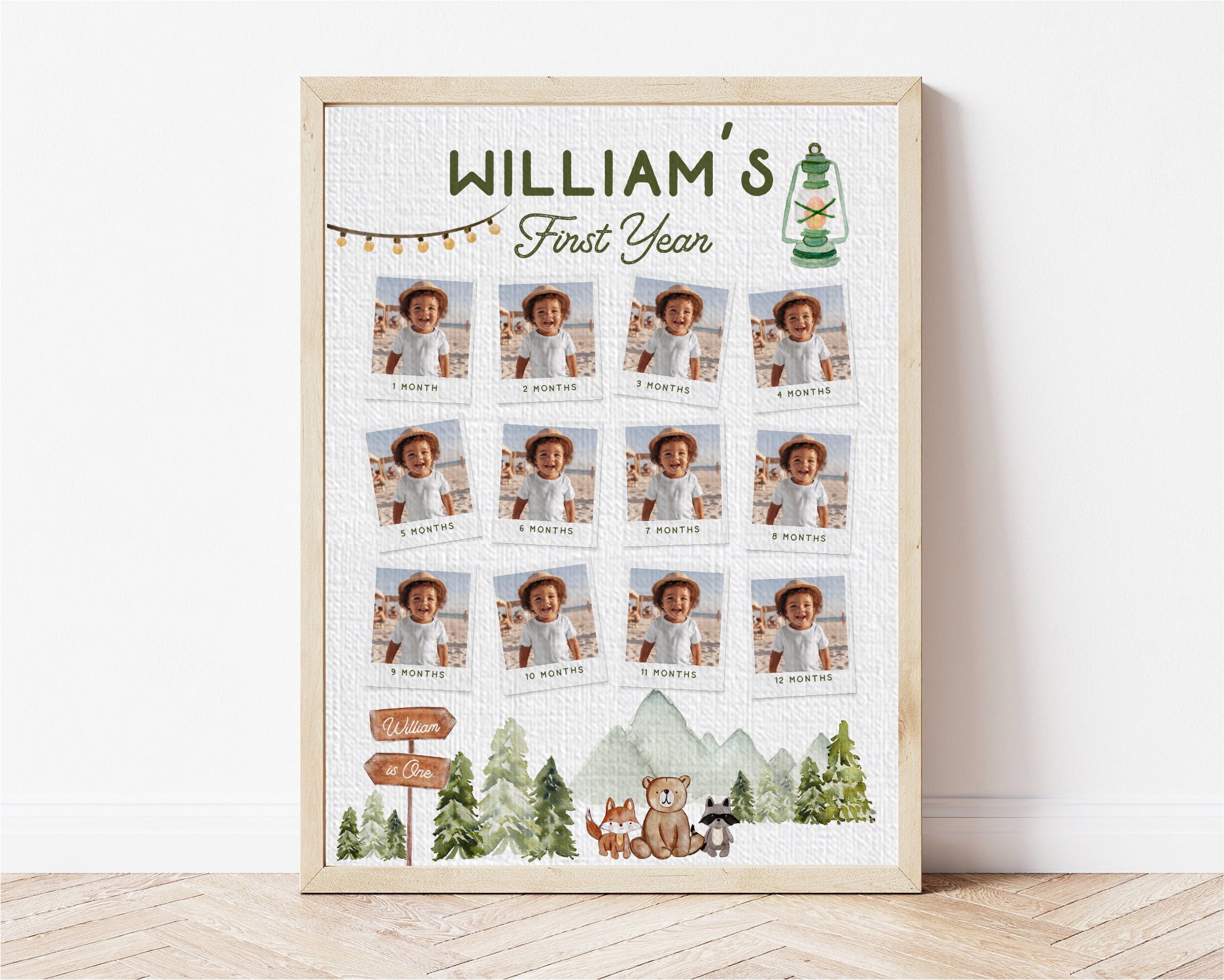 Explore Woodland Forest Party Printables Editable Instant Download 612