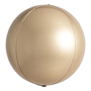 Platinum Champagne 38cm Foil 4D round ball balloon