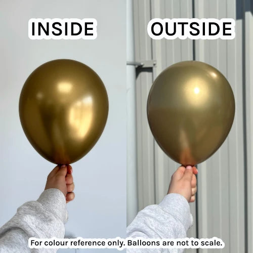 Anagram Satin Luxe Gold Latex Balloons