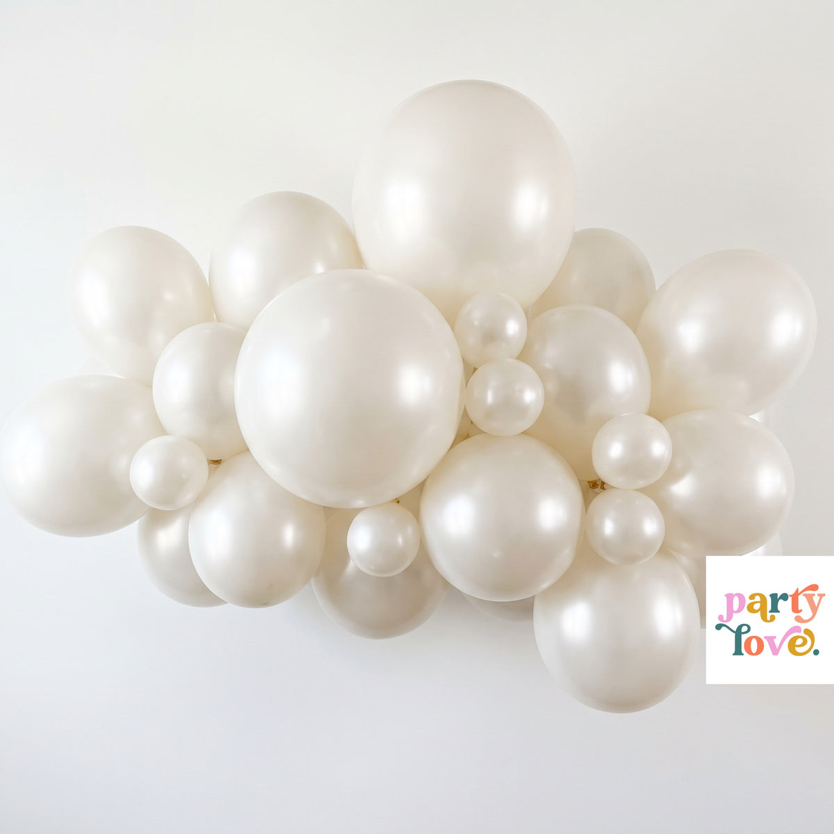 Anagram Pearl White Latex Balloons