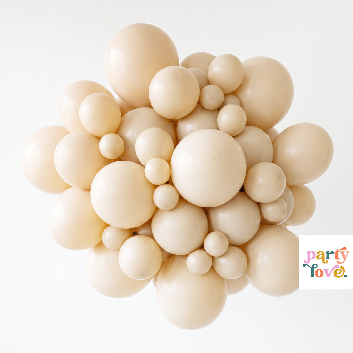 Anagram White Sand Latex Balloons