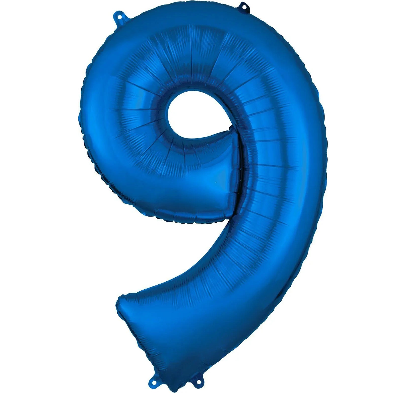 Number 9  Blue Foil Number Balloon 66cm