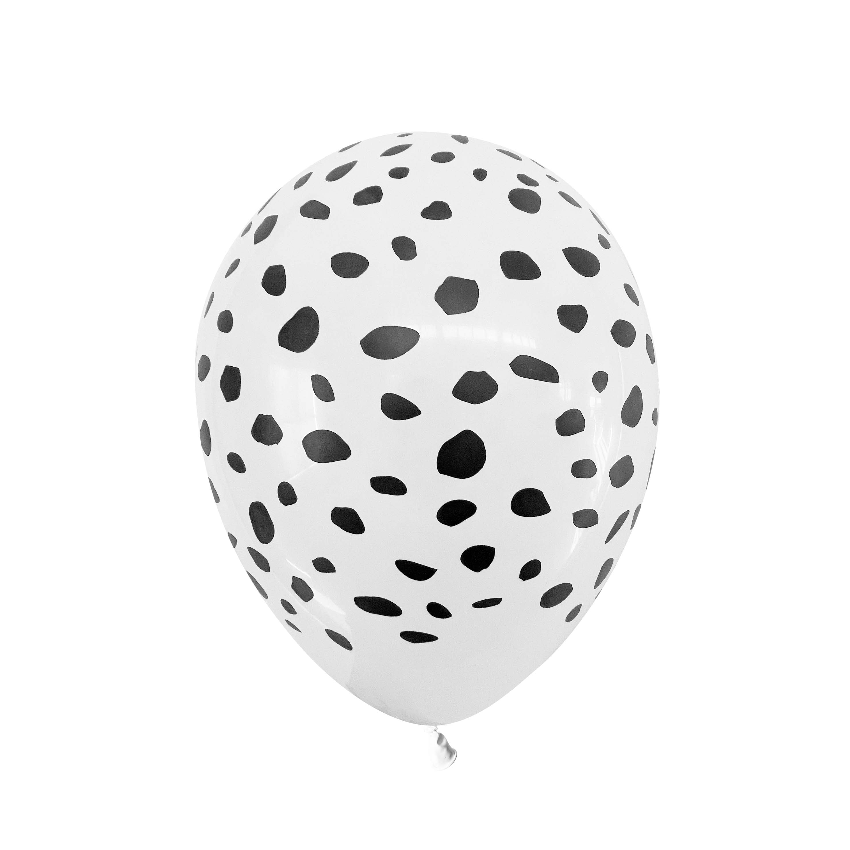 Tuftex Cheetah Print Spex Black & White Latex Balloons Tuftex