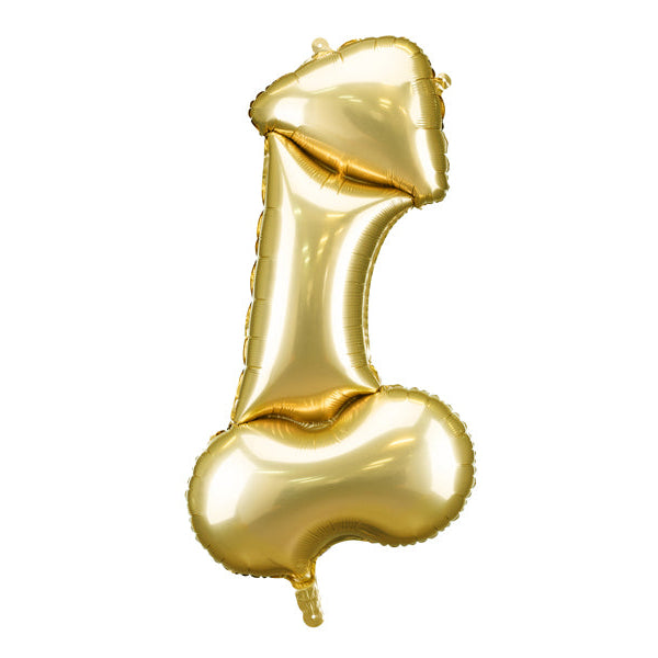 Jumbo XL Penis Foil Balloon 112cm GOLD Bachelorette Party Decorations