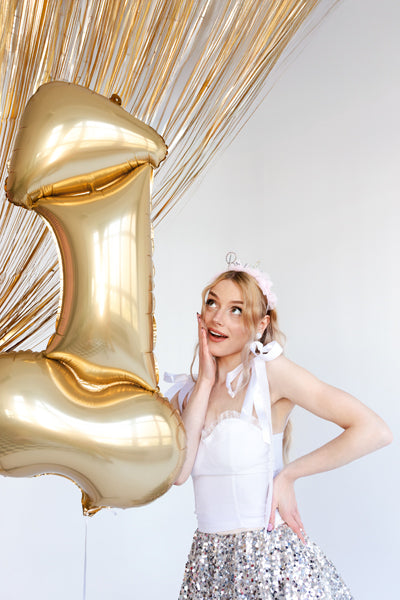 Jumbo XL Penis Foil Balloon 112cm GOLD Bachelorette Party Decorations