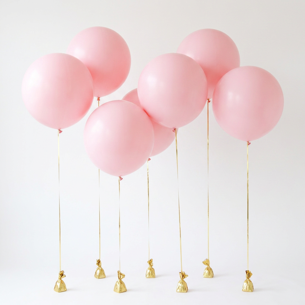 Sempertex Pastel Pink 609 Jumbo Latex Balloons