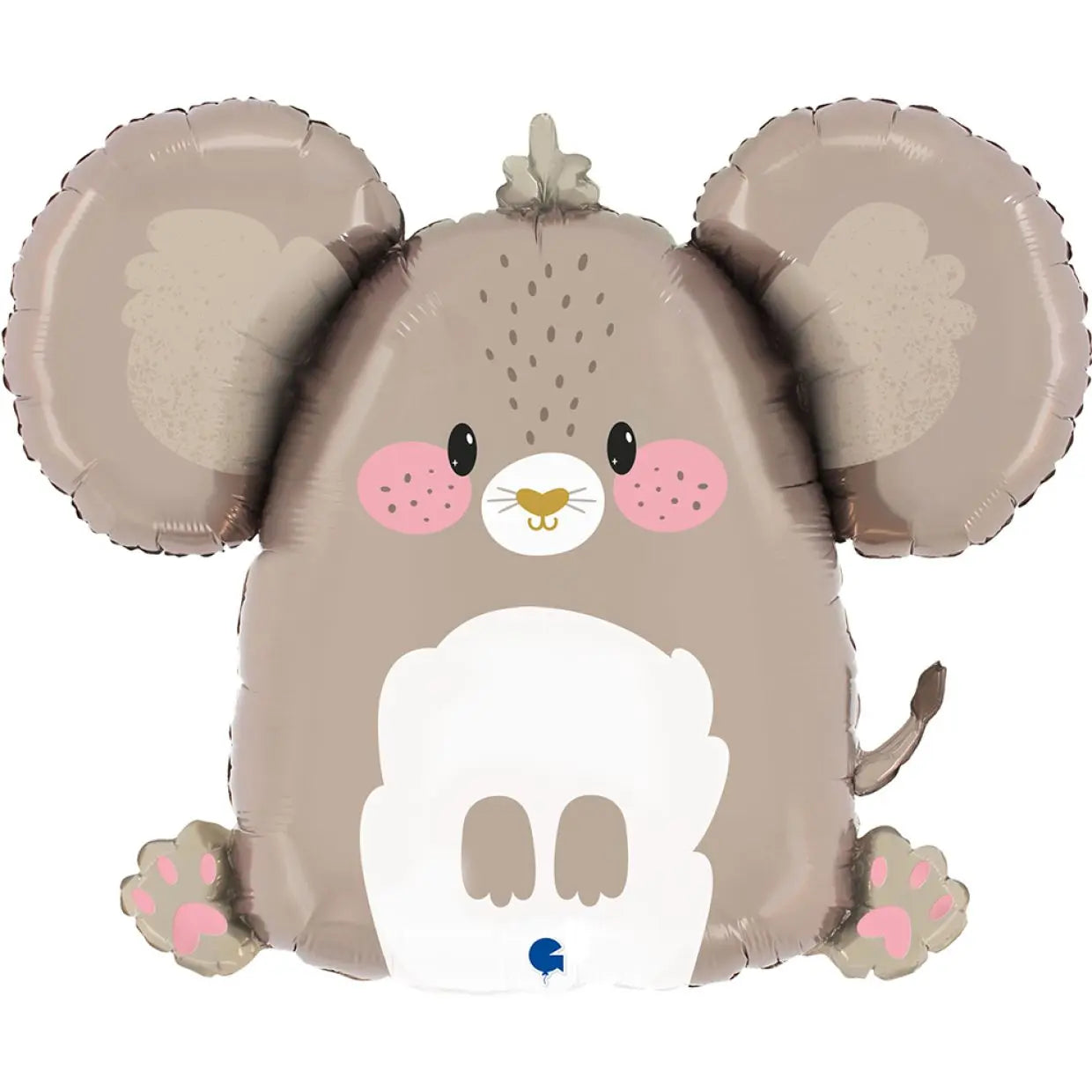 Grabo Foil Shape 66cm (26") Tiny Mouse Foil Balloon Grabo