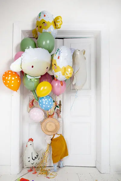 Hen foil balloon, 48x60 cm Party Deco