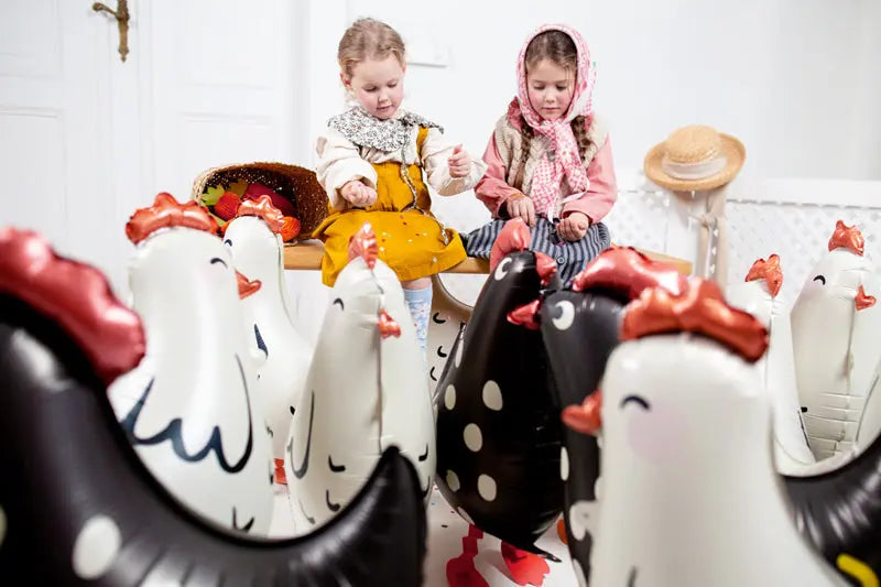 Hen foil balloon, 48x60 cm Party Deco