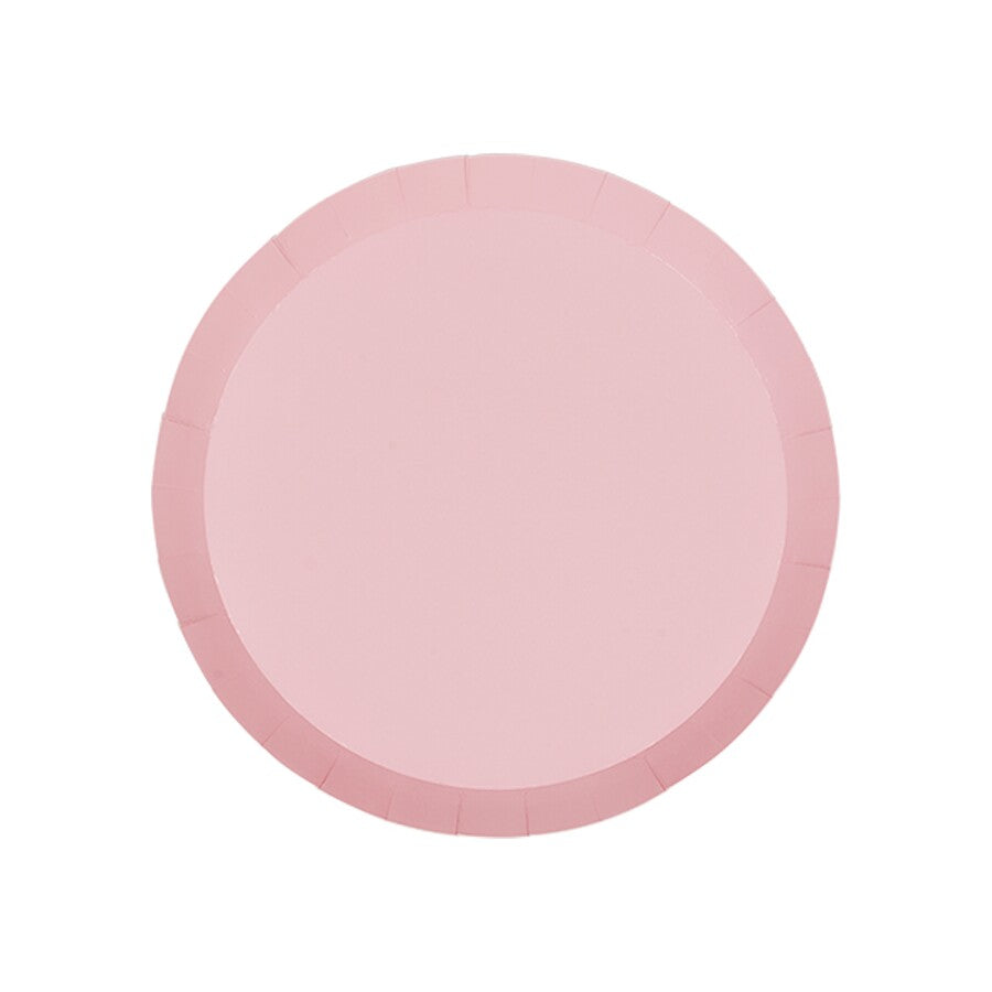 Pastel Pink Snack/Cake Paper Plates Party Love